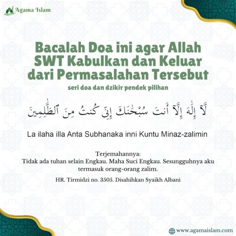 Bacalah Doa Ini Agar Allah Swt Kabulkan Dan Keluar Dari Permasalahan