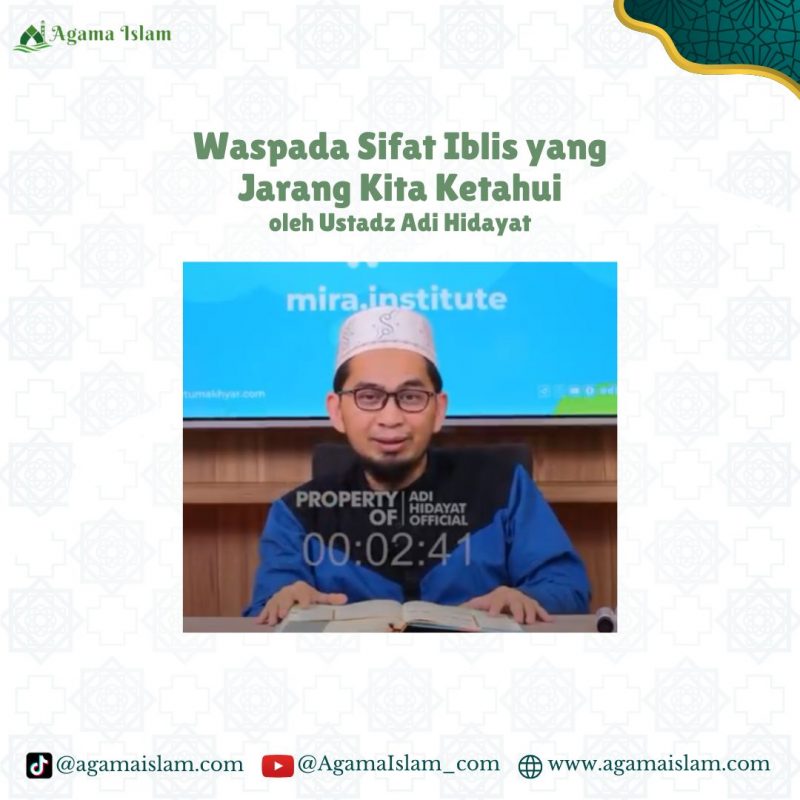 UAH - Waspada Sifat Iblis yang Jarang Kita Ketahui