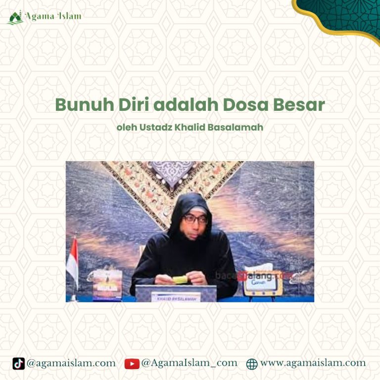 Bunuh Diri adalah Dosa Besar - Agama Islam
